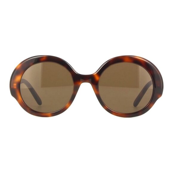 New LOEWE Thin Havana Round LW40135I 52E Sunglasses Women - Picture 2 of 4